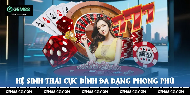 Hệ sinh thái cực đỉnh đa dạng phong phú